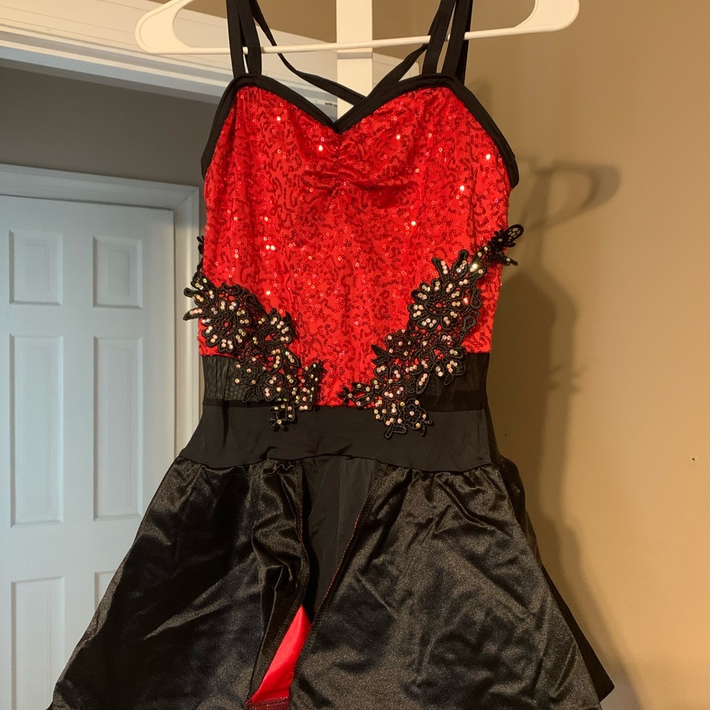 Red and Black Weissman MA dance costume